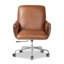 Sherman Leather Swivel Task Chair-1151341913