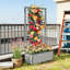 Wooden Raised Garden Bed With Trellis-220119759