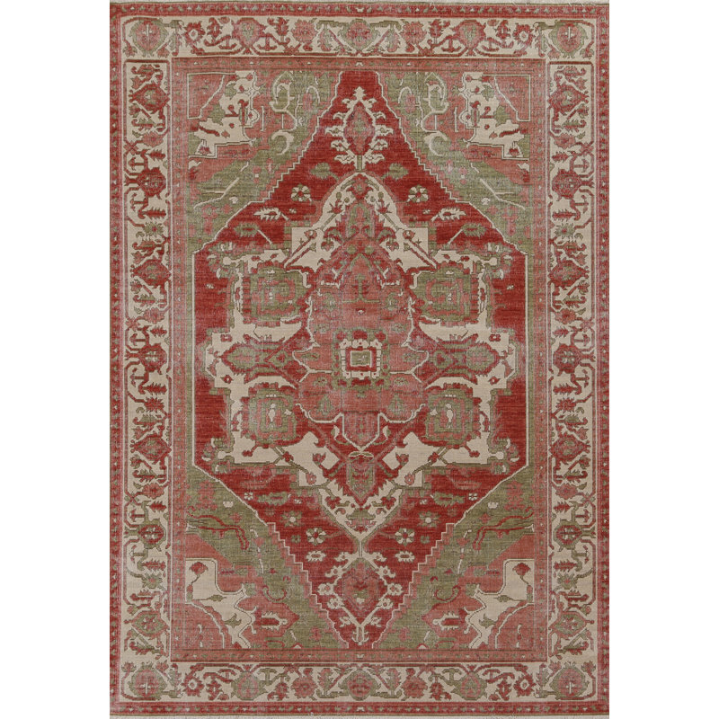 Tapis géométrique turc 5 x 7