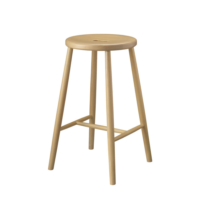 J27 by Børge Mogensen, Nature Beech, Counter Stool (25.59" Seat Height)