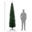 Arbre de Noël artificiel 8 pi avec 8 lumières, 668 branches, 250 lumières DEL colorées et base en acier-1140437031-1140437030