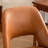 Modern Home Office Chair, Faux Leather Upholstered Swivel Desk Chair, Armless Task Chair with Tilt Back, Height Adjustable Office Chair With Ball Caster, Brown-568011948
