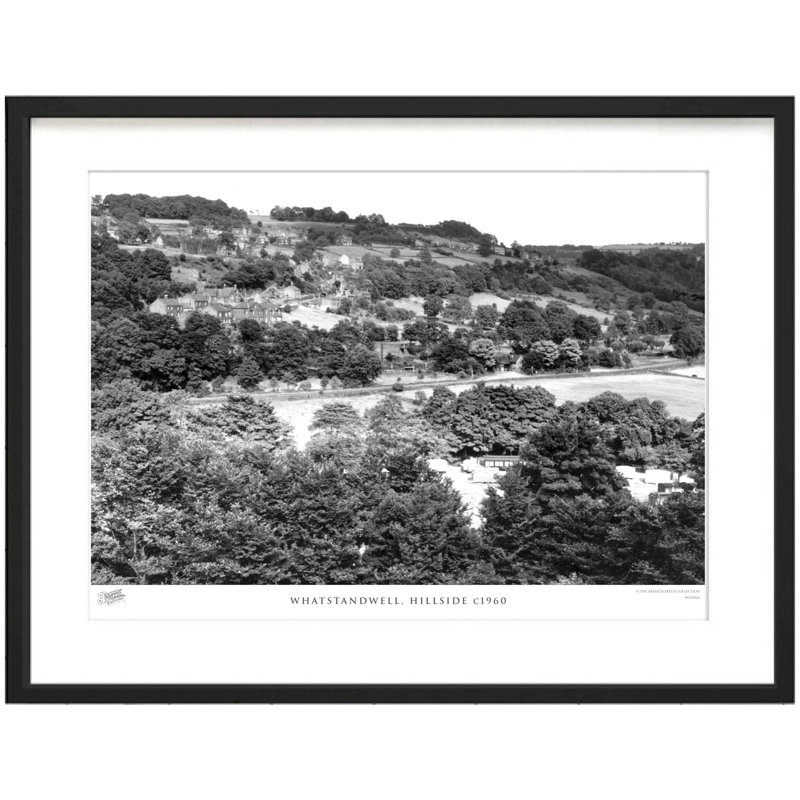 Whatstandwell, Hillside C1960 - Single Picture Frame Print, 60cm H x 80cm W x 2.3cm D