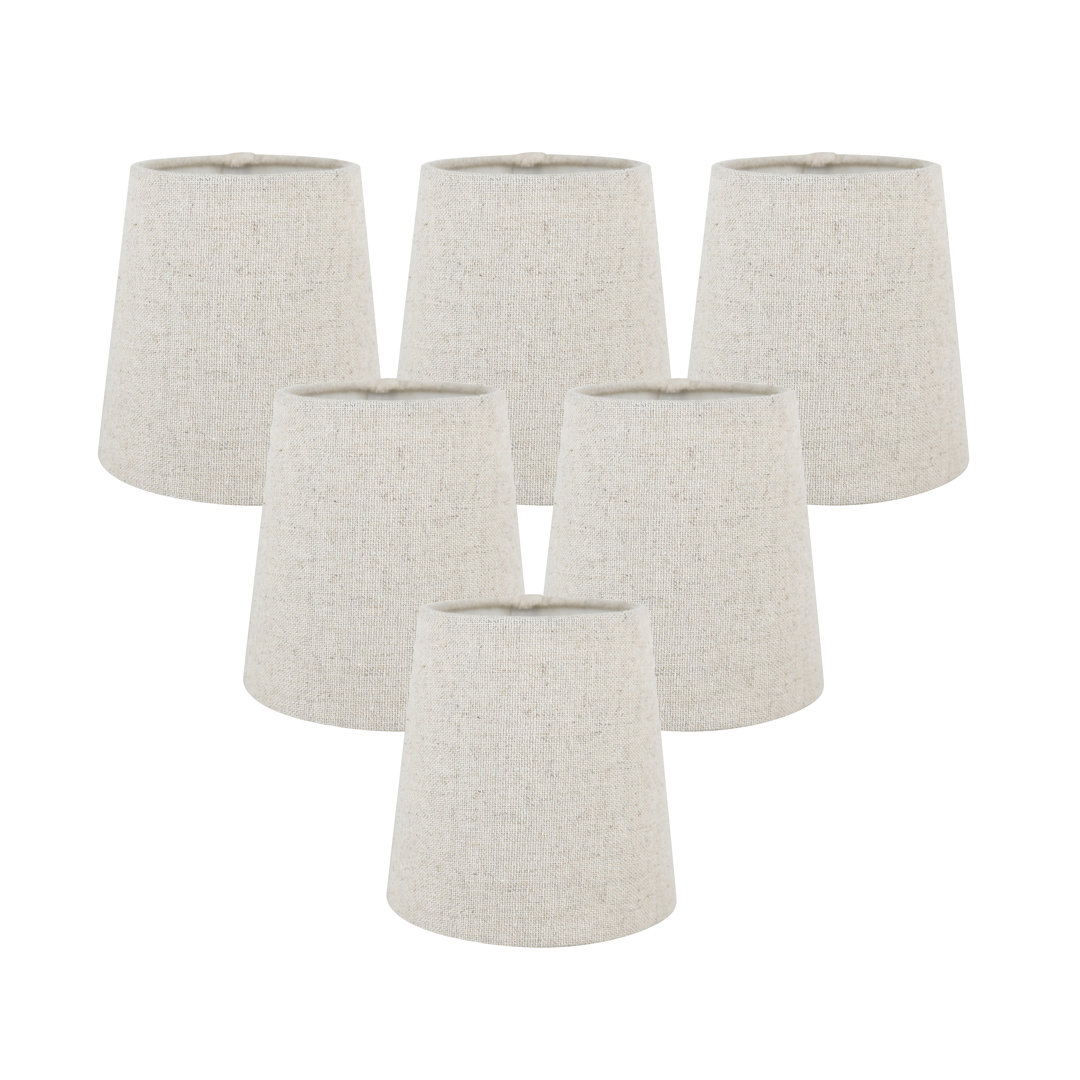 Linen Empire Lamp Shade (Set of 6) Gracie Oaks