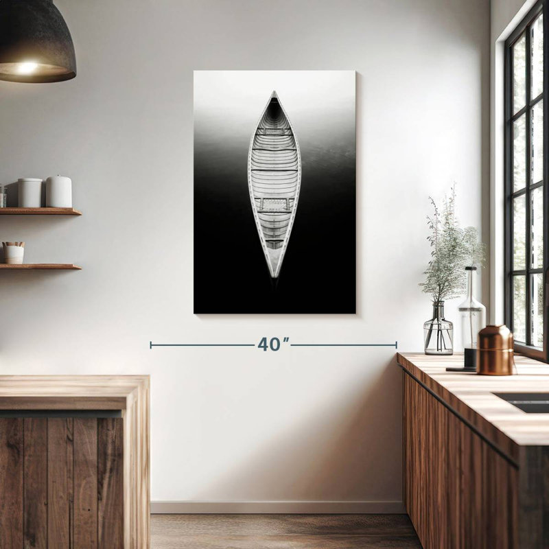 Mehar An Empty Canoe, 39" H x 26" W