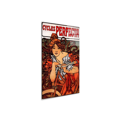 "Cycles Perfecta" by Mucha Alphonse 53×79.5 cm CrystalArt Acrylic Glass Effect, Lightweight Ready to Hang