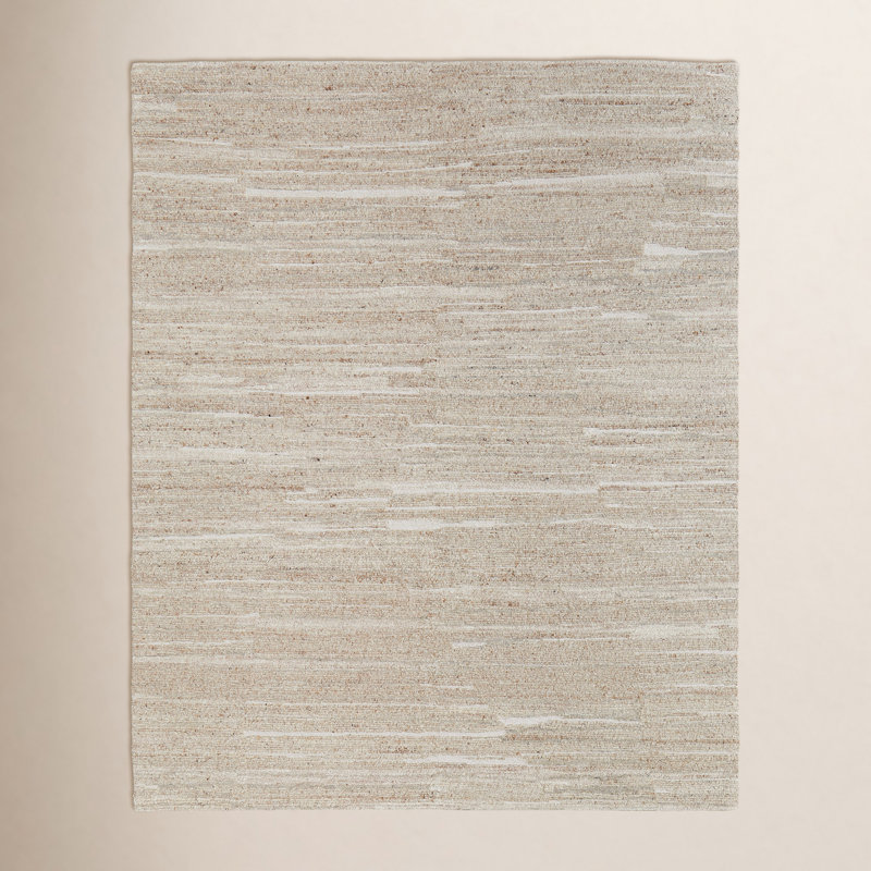 Tapis rectangulaire en laine Mellina, Rectangle 7 pi 9 po x 9 pi 9 po
