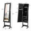 Armoire à bijoux avec miroir pleine grandeur et miroir de maquillage intérieur-243511116