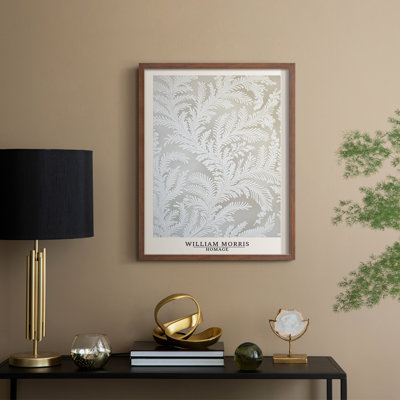 WM MORRIS Series DCCXXXIX Framed Print - Solid Wood