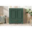 Meuble-lavabo de luxe 30 po avec lavabo en céramique, meuble-lavabo avec 2 grandes portes à fermeture douce, meuble de rangement en bois massif