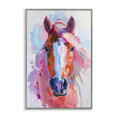 «Sunset Horse Visage», estampe numérique par Petal Prints Design