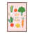 Toile avec cadre en bois brun sélectionné