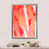 Impression argent sur toile encadrée