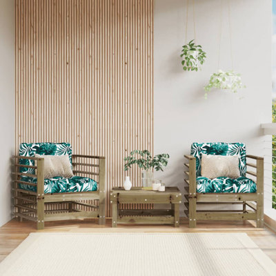 Andrielle Outdoor Lounge Chair