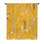 Rideaux à motif floral tourbillonnant, occultant et voilages - 1 panneau