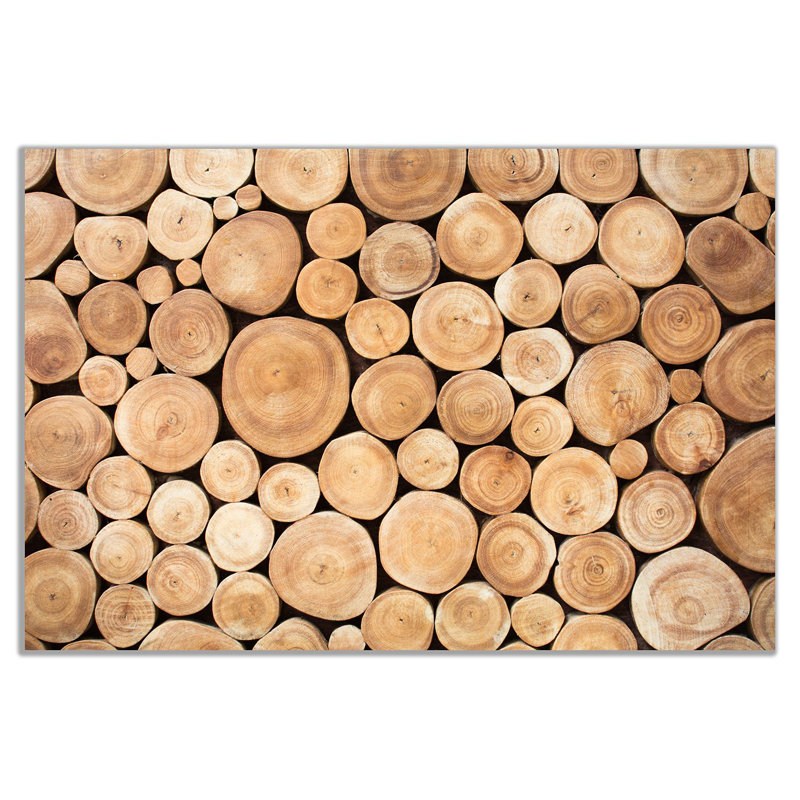 Wood Logs - Wrapped Canvas Print, 41cm H x 61cm W