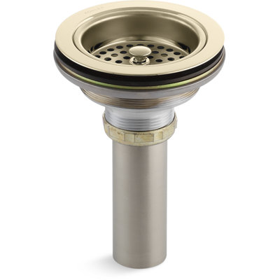 Duostrainer Sink drain and strainer with tailpiece