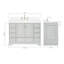 Ensemble de meuble-lavabo simple 49 po Abshire-93359252-93572788