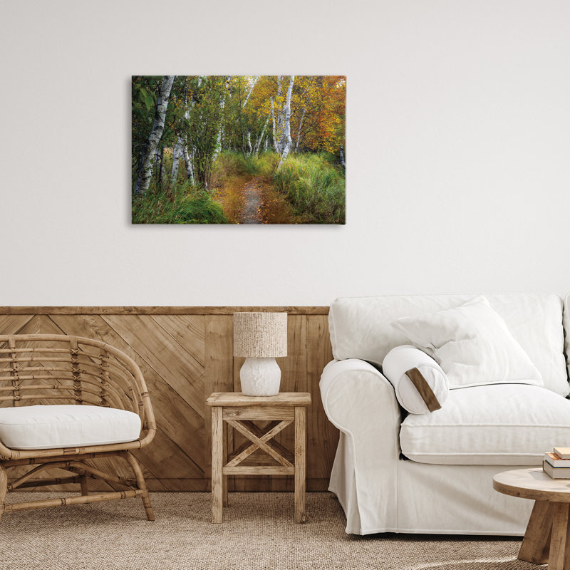 «Walk In The Hemlocks Forest Canvas», conception par D. Burt, H 16 po x l 24 po