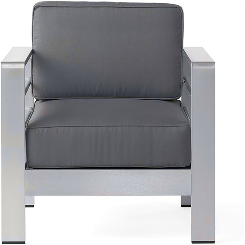 CHAISE CLUB CAPE CORAL, Gris clair, Light Grey