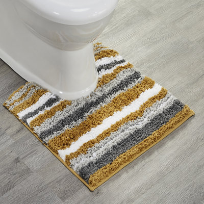 Tapis de toilette en forme de tapis unique en U 20 po x 20 po Griffie