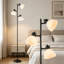 Lampe sur pied moderne avec 3 têtes rotatives réglables, grande lampe sur pied pour salon, chambre à coucher, bureau et lecture