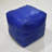 BBH HOMES HANDMADE ECO-FRIENDLY SQUARE SHAPED STUFFED BUFFALO LEATHER BLUE POUF - 14" x 14" x 14", Square Shape, Blue Color, Plain Solid Design, Genunie Buffalo Leather, Recycled Cotton Stuffed, Seating Pouf For Living Room, Study Room, Patio & Office-1795548425-1758030058-1758029855