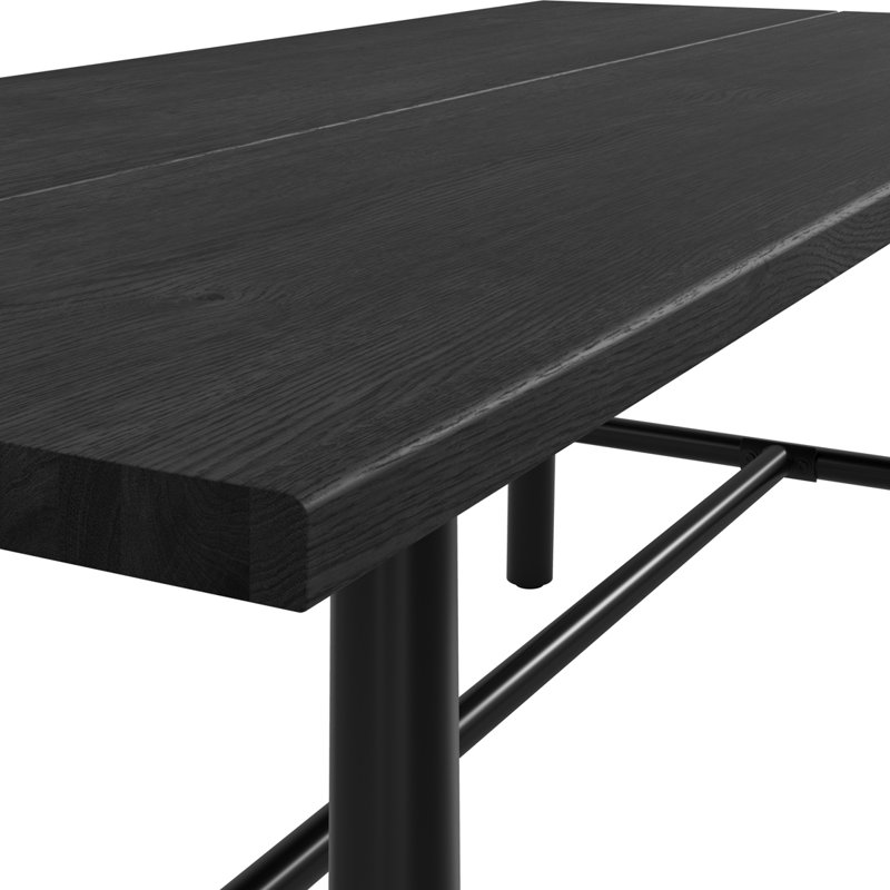LOUIE DINING TABLE, Matte Black