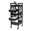 Chariot utilitaire à 5 niveaux avec roulettes H 35,43 po x l 14,57 po