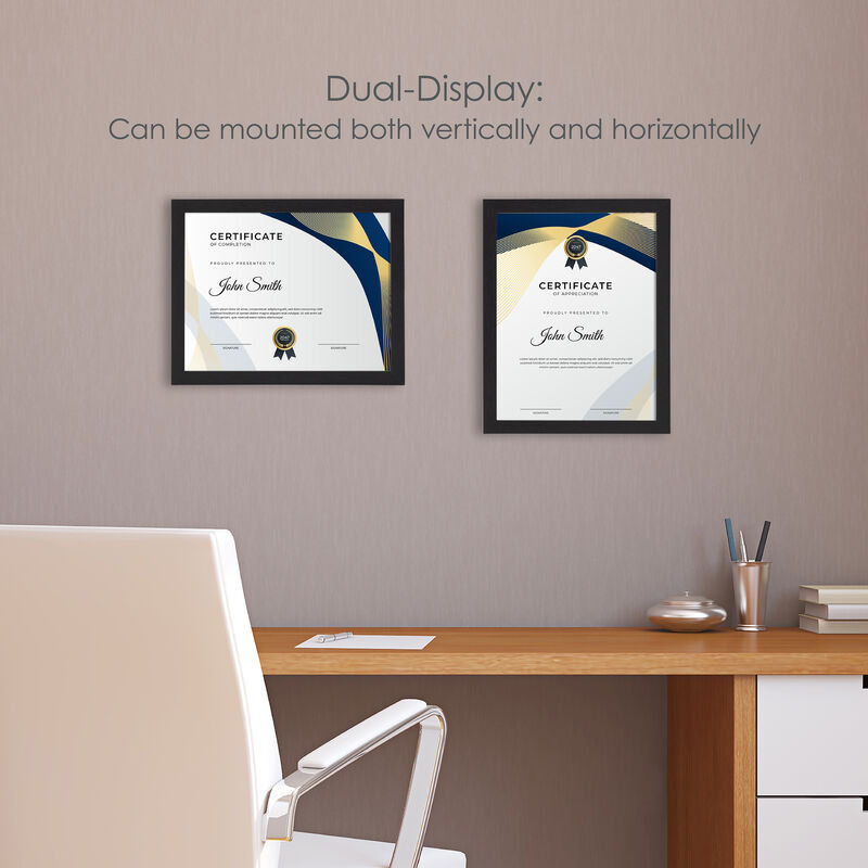 Melannco MDF Document Frame, 12x9.4 Inch
