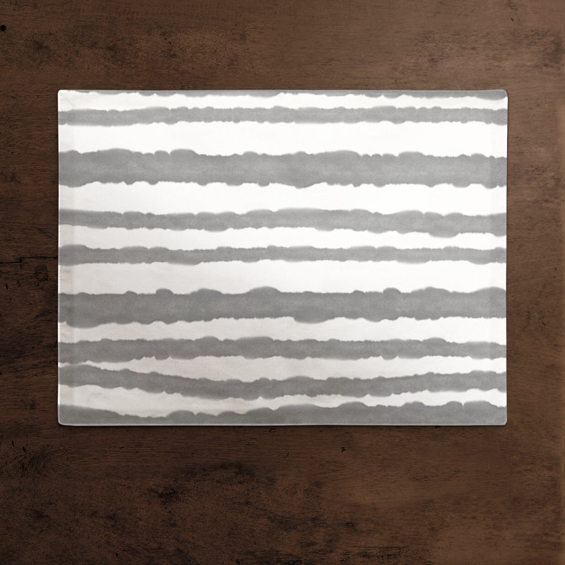 Napperon aquarelle, gris