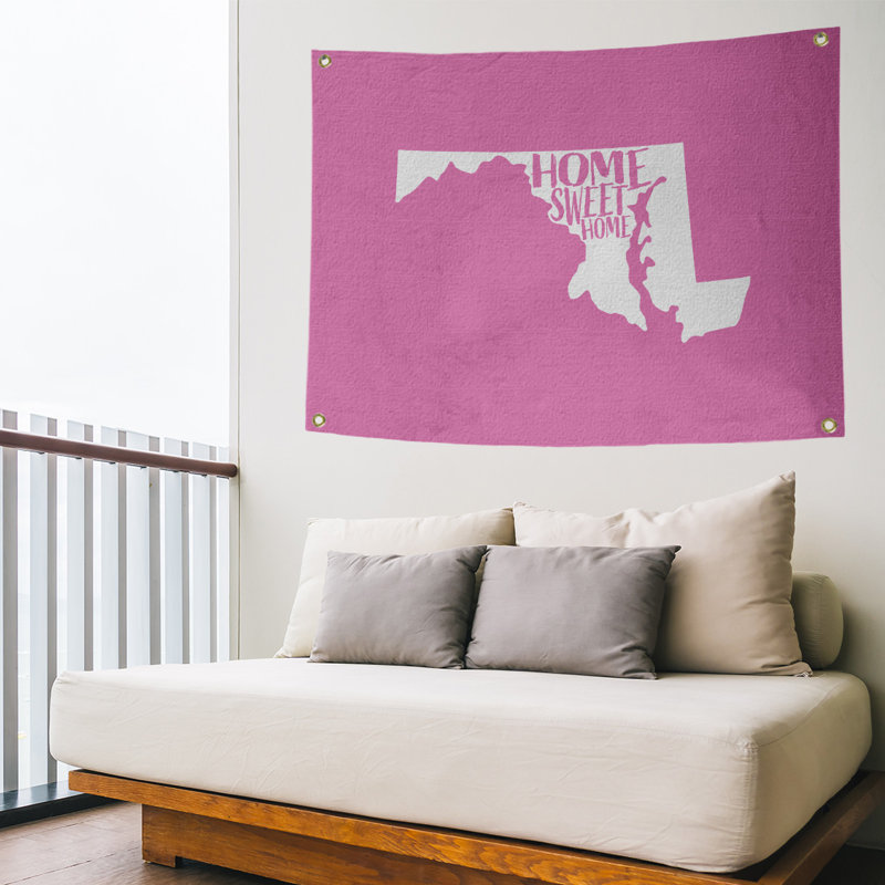 Tapisserie murale maryland, H 50 po x l 59 po, Rose