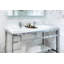 Lavabo de salle de bain simple blanc Cube-72042517