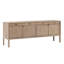 Lysander 83" Wide 4-Drawer Sideboard, Light Natural