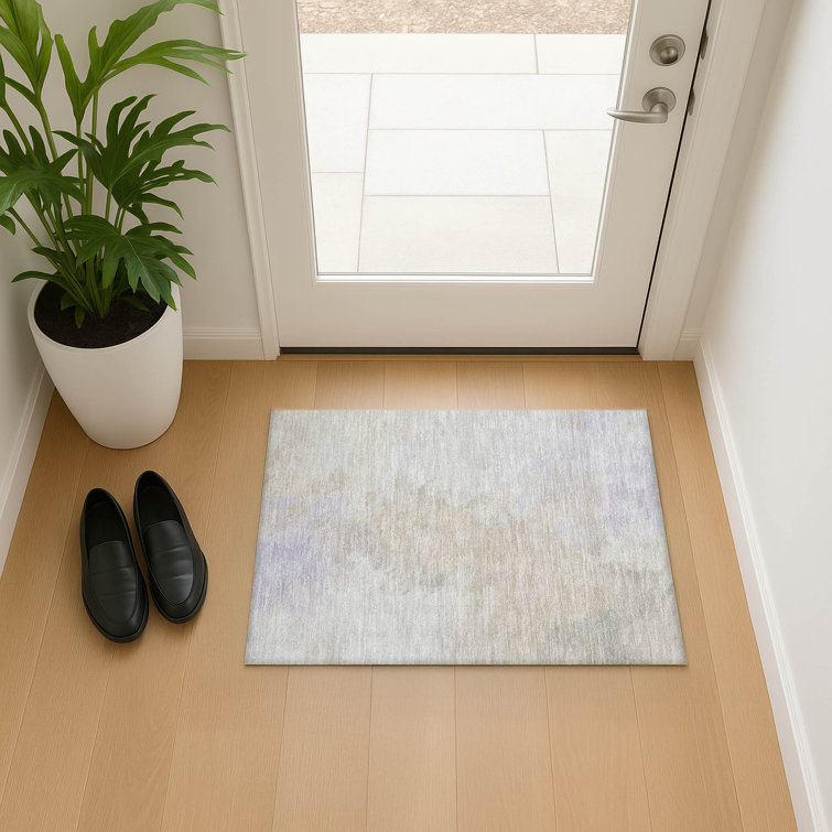 Premium Machine Washable Slesnick AMF1675 Abstract Rug
