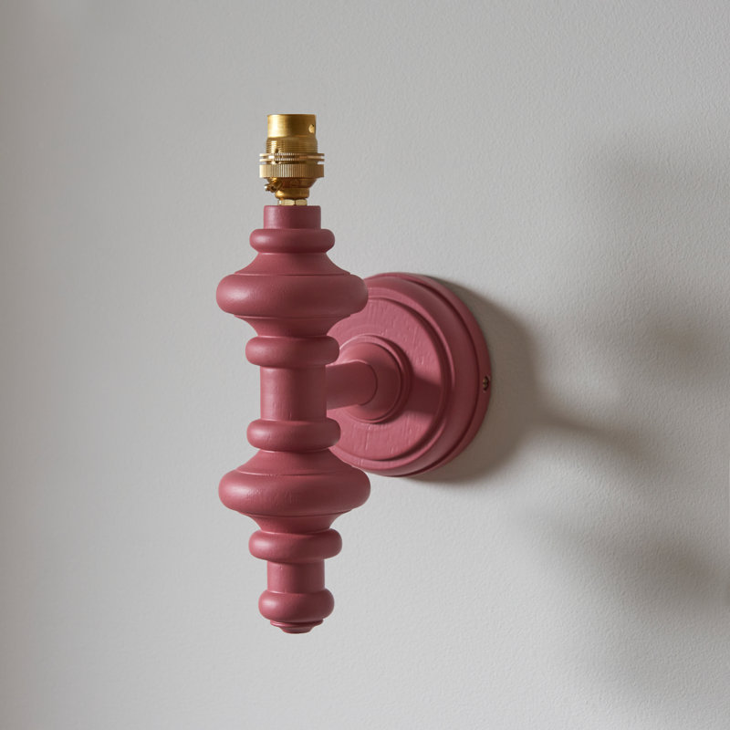 Carnaby Wall Fitting, Pink Clay