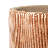Handmade Flora Round Indoor / Outdoor Metal Planters in Textured Clay Finish with drainage-156488438