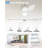 42 In. 3-Blade Indoor Ceiling Fan With Light And Remote, Dimmable, Reversible Dc Motor-1671672185-1671672184