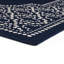 Tapis d'extérieur - polypropylène bleu marine, 5 pi 3 po x 7 pi, polypropylène rectangulaire 5 pi 3 po x 7 pi pour balcon