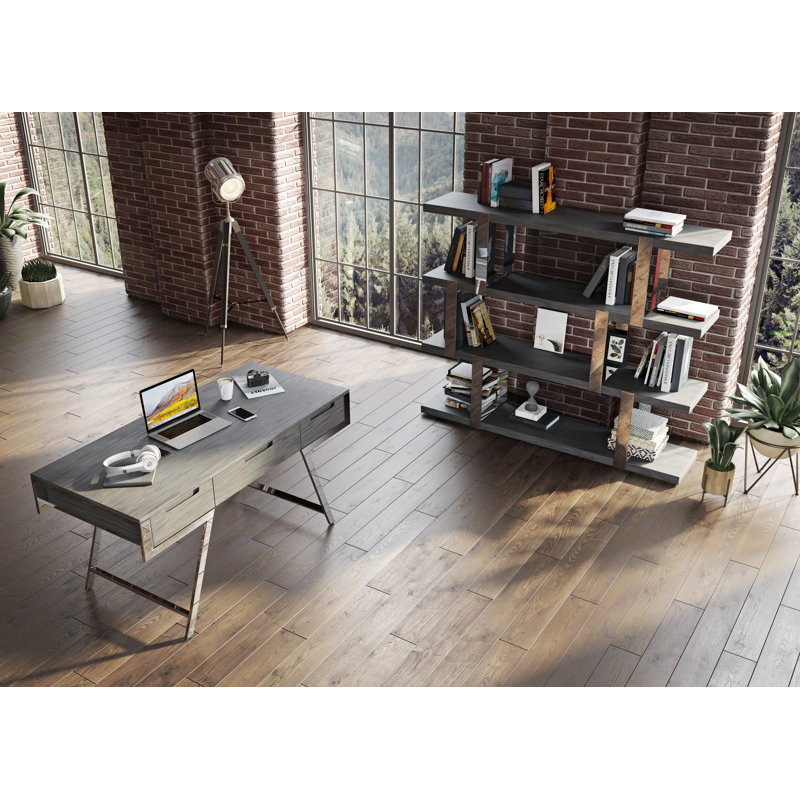 Oman Rectangle Desk, Elm Gray