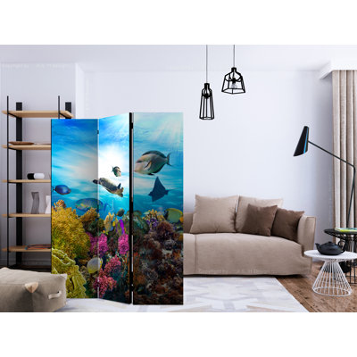 68'' H Solid Wood Folding Room Divider