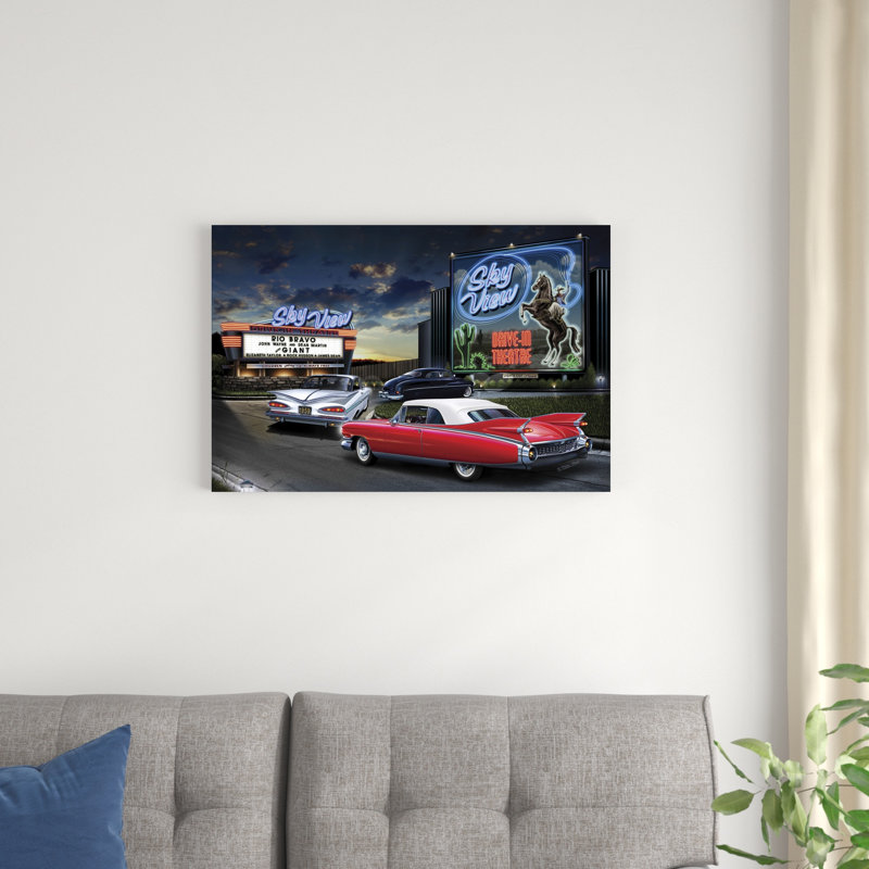 Diners And Cars IV, H 20 po x l 30 po x P 1,25 po