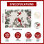 Ensemble de 6 napperons Cardinal Birds Winter Pine Christmas Christmas