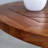 Brown Round Solid Wood Dining table-738771163