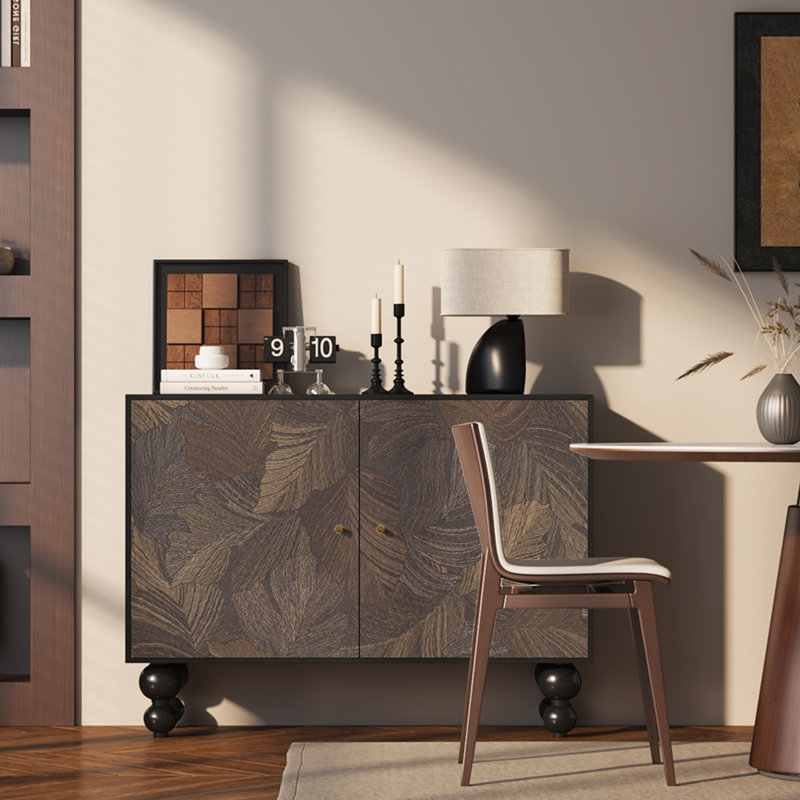 Armoire d'entrée française en bois massif