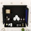 Armoire de salle de bain murale avec miroir et rangement réglable-469548997