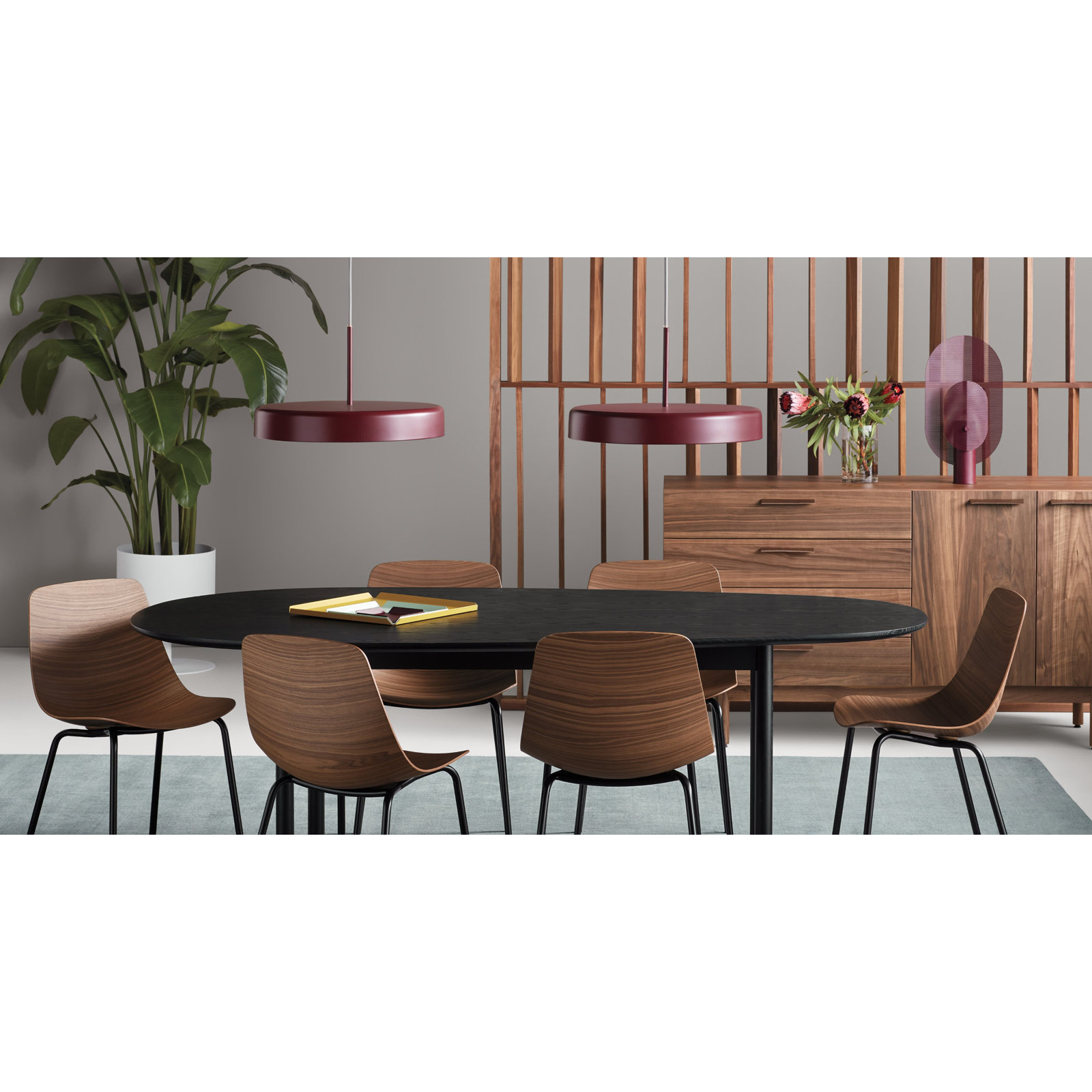 Clean Cut Chair, Walnut