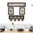 "Kitchen Collection VI" 4-Piece Vignette With 7-Peg Mug Rack By Millwork Engineering, Black Frame