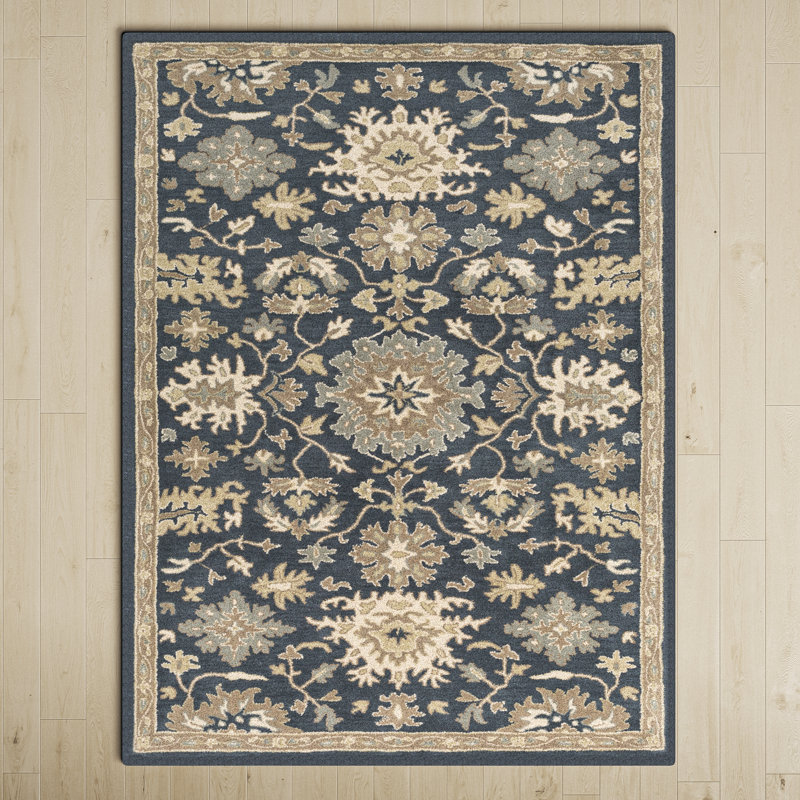 Arden Hand-Tufted Wool Area Rug, Rectangle 5' x 8'