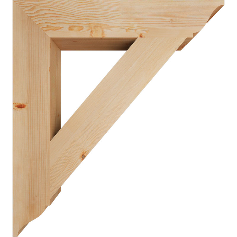 Support traditionnel, H 38 po x l 5,5 po x P 34 po, Douglas (lisse)